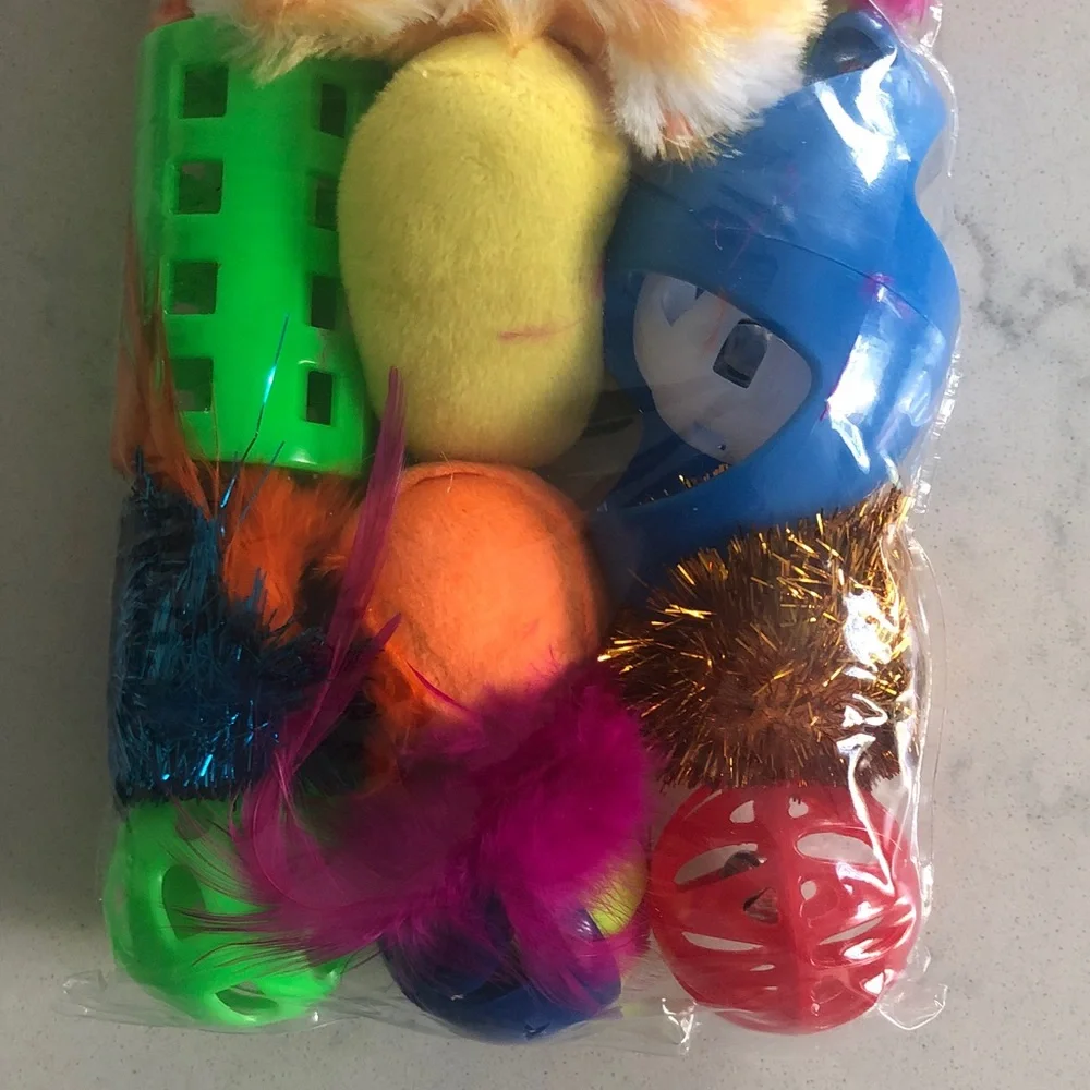 PetShoppe Cat Toy Set - Vibrant Multicolor